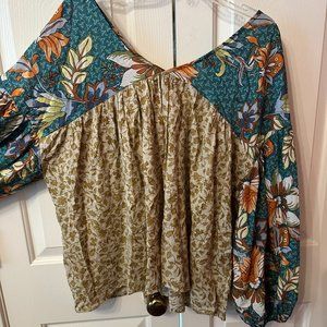 Boutique Bucket List Oversized Crop Blouse